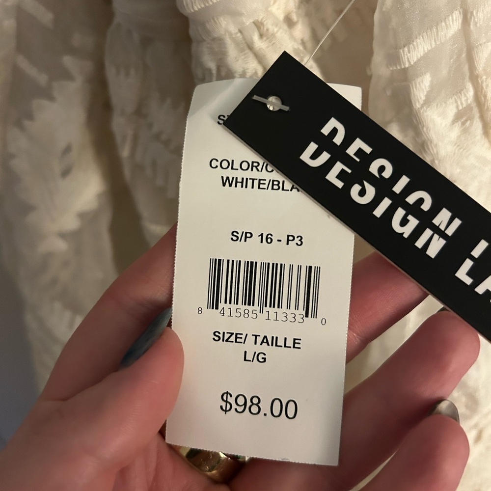 Design Lab Mini White Dress - Picture 6 of 7
